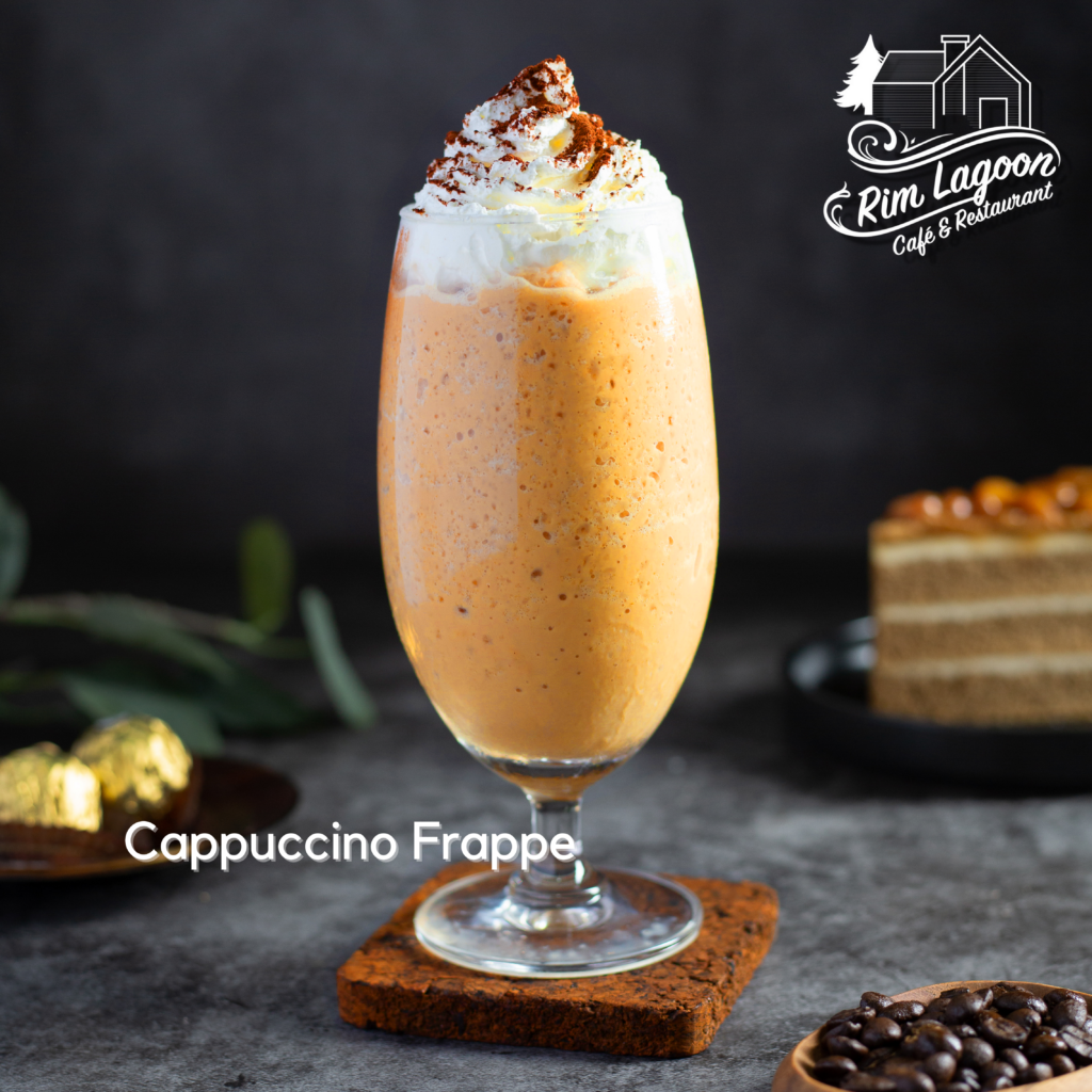 Cappuccino Frappe ริมลากูนคาเฟ่ มีนบุรี ร่มเกล้า ลาดกระบัง