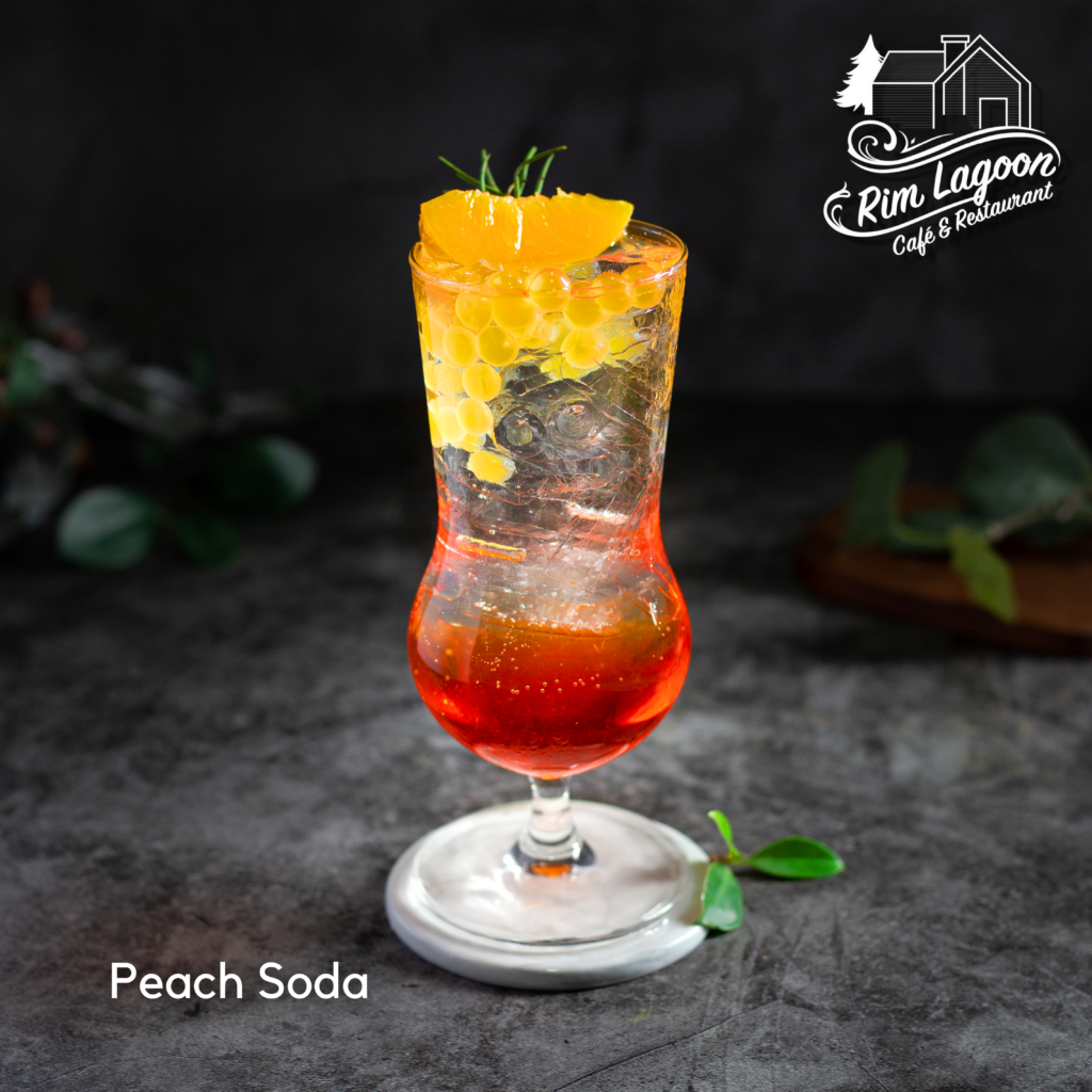 Peach Soda ริมลากูนคาเฟ่ มีนบุรี ร่มเกล้า ลาดกระบัง