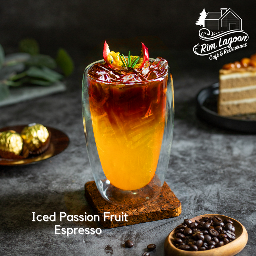 2 Iced Passion Fruit Espresso ริมลากูนคาเฟ่ มีนบุรี ร่มเกล้า ลาดกระบัง