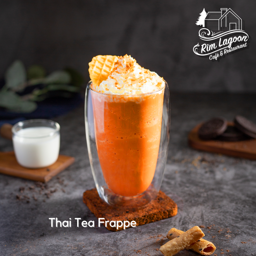 Thai Tea Frappe ริมลากูนคาเฟ่ มีนบุรี ร่มเกล้า ลาดกระบัง