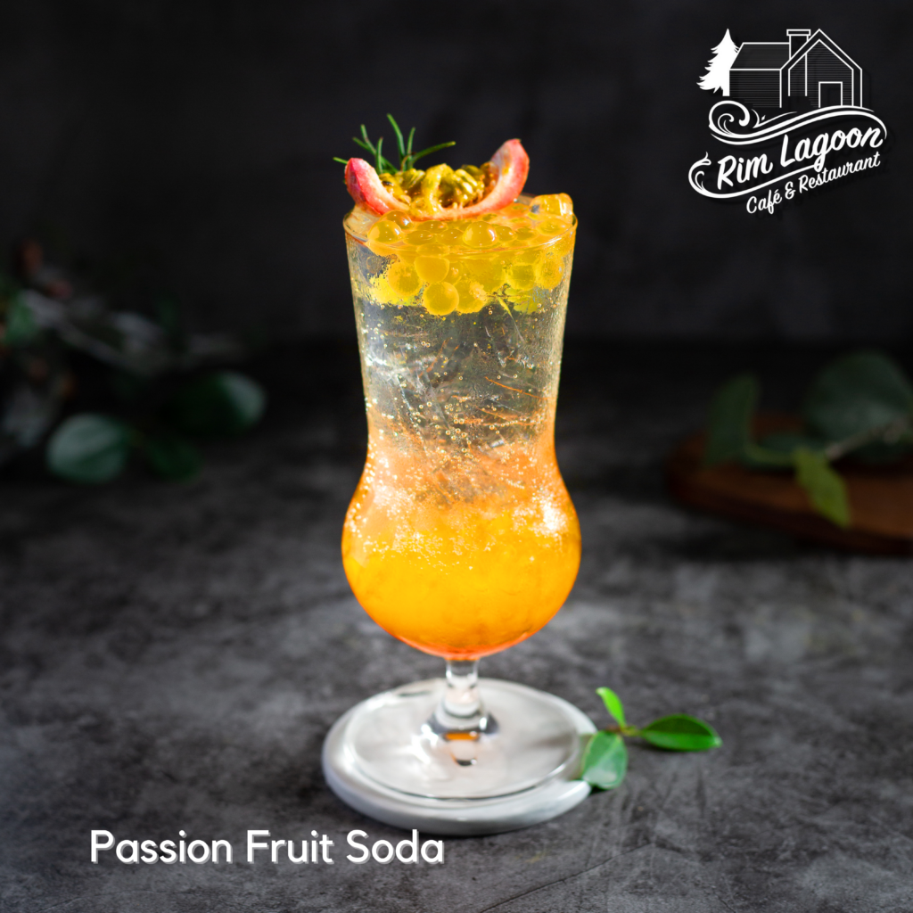 Passion Fruit Soda ริมลากูนคาเฟ่ มีนบุรี ร่มเกล้า ลาดกระบัง