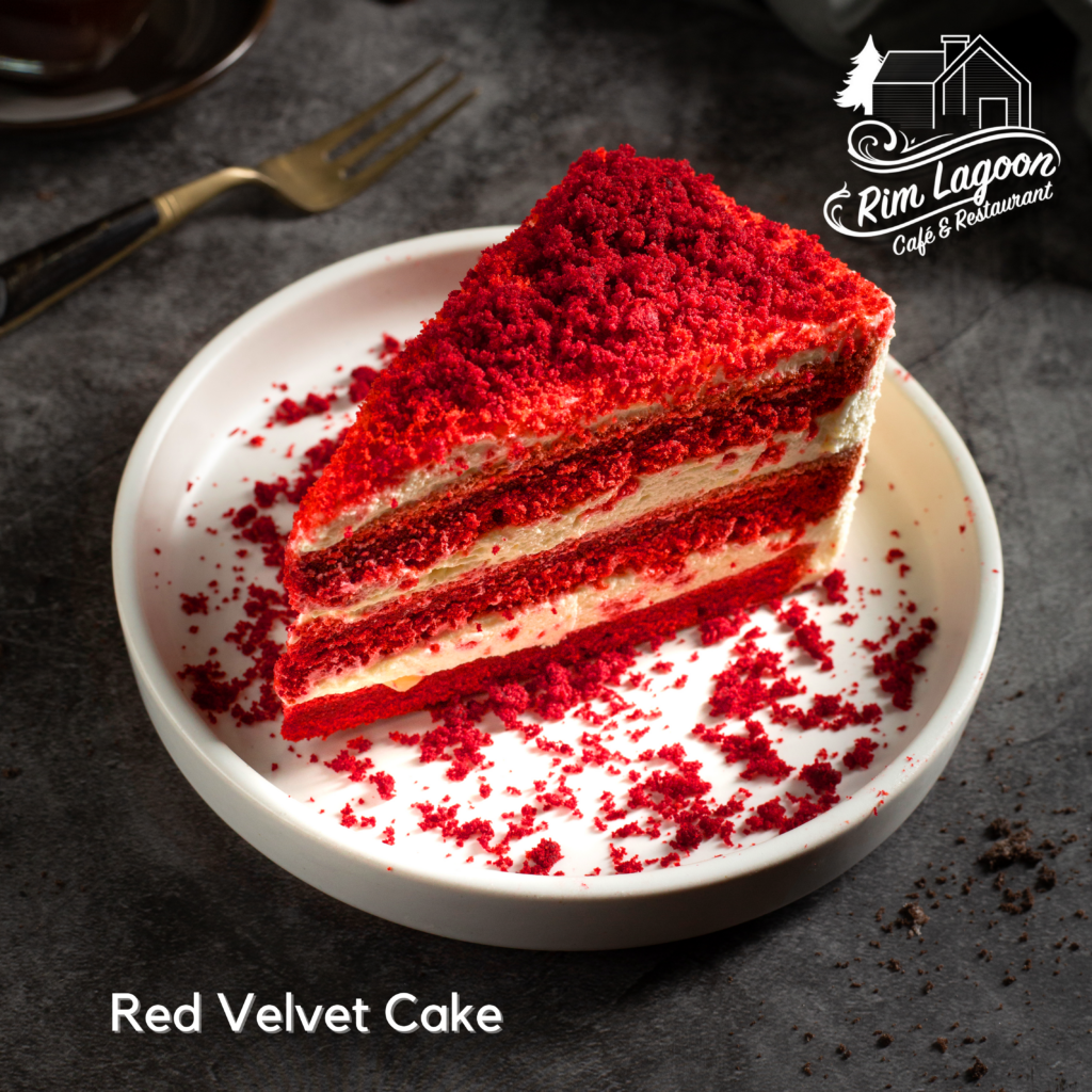 Red Velvet Cake ริมลากูนคาเฟ่ มีนบุรี ร่มเกล้า ลาดกระบัง