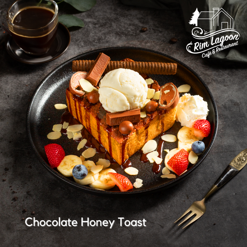 Chocolate Honey Toast ริมลากูนคาเฟ่ มีนบุรี ร่มเกล้า ลาดกระบัง