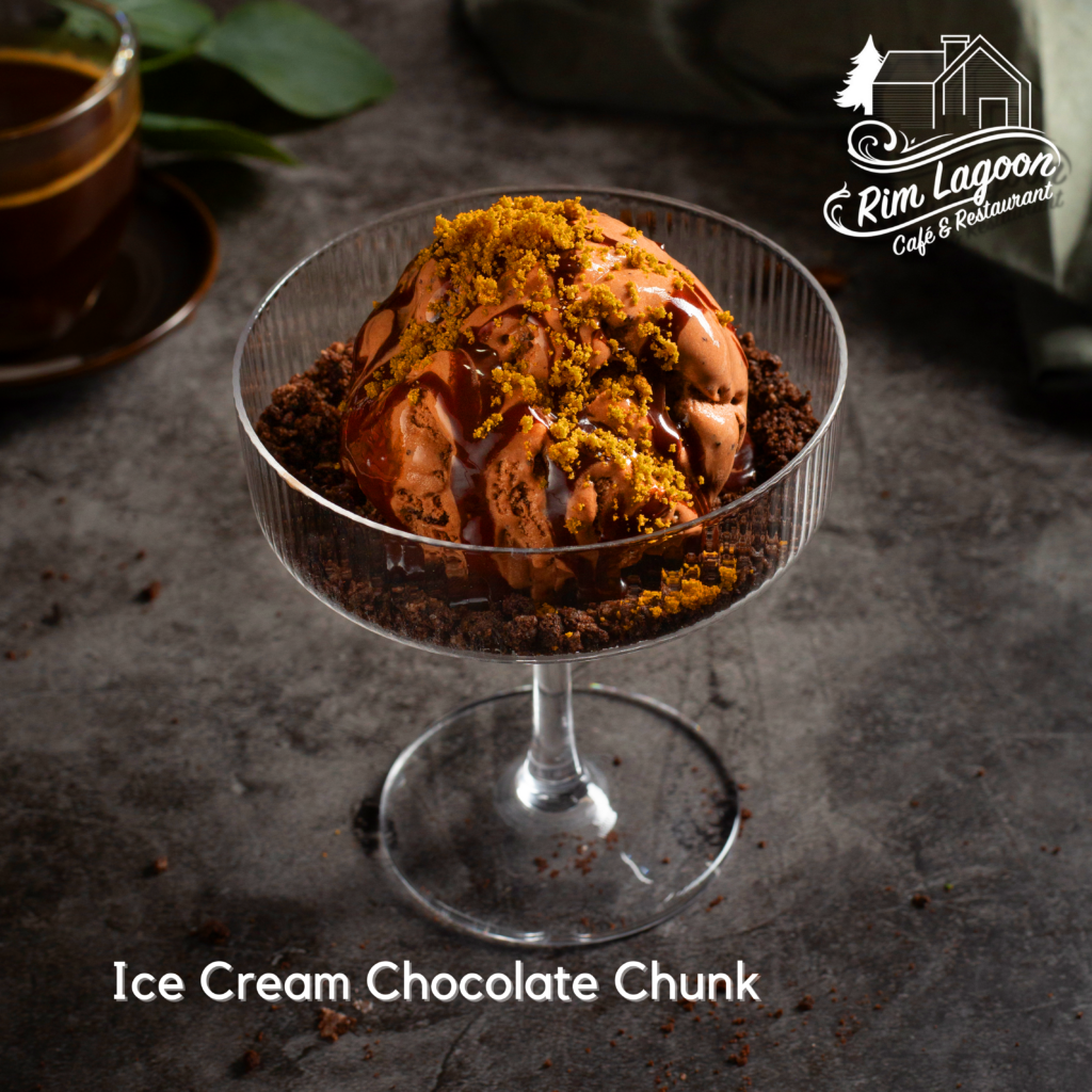Iced Cream Chocolate Chunk ริมลากูนคาเฟ่ มีนบุรี ร่มเกล้า ลาดกระบัง